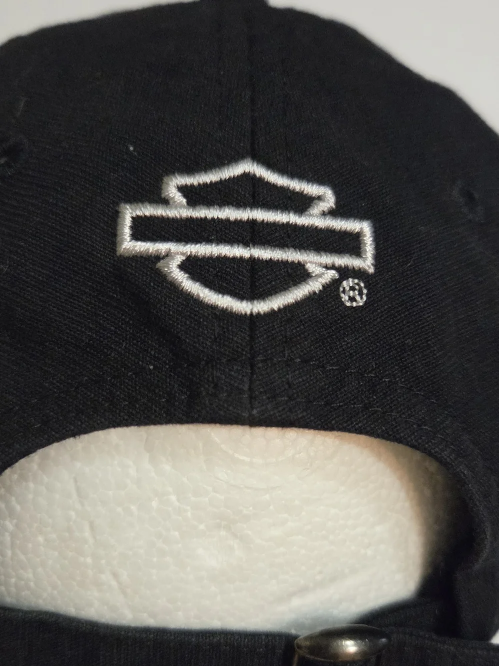 Harley-Davidson Black Embroidered Logo Cap